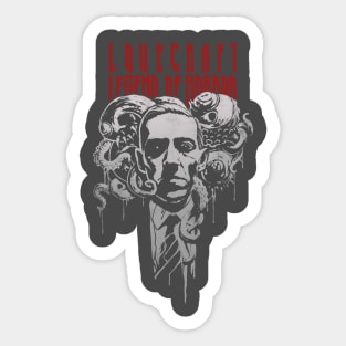 Lovecraft Legend of Horror Sticker